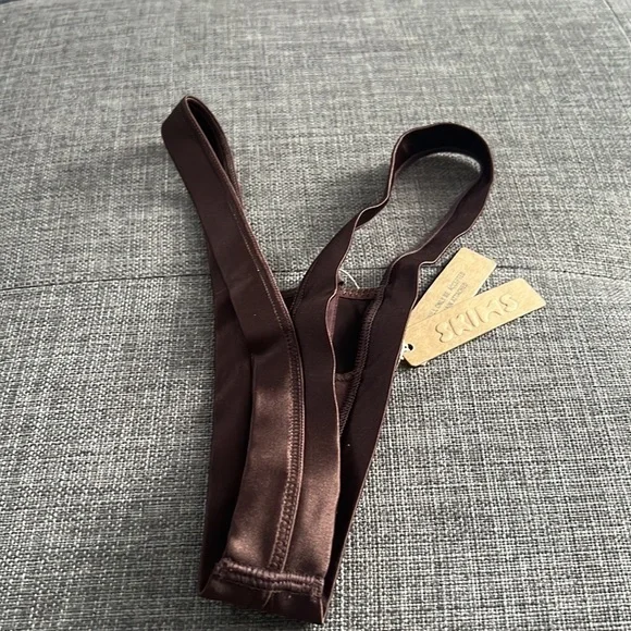 Skims Stretch Satin Butterfly Thong - Picture 3 of 4